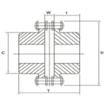 CHAIN COUPLING WITHOUT COVER